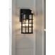Port Royal 1 Light 13 inch Textured Black Outdoor Wall Lantern, with DURASHIELD, Small